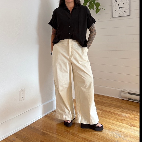On 34th Wide leg chino pants - Picture 1 of 4